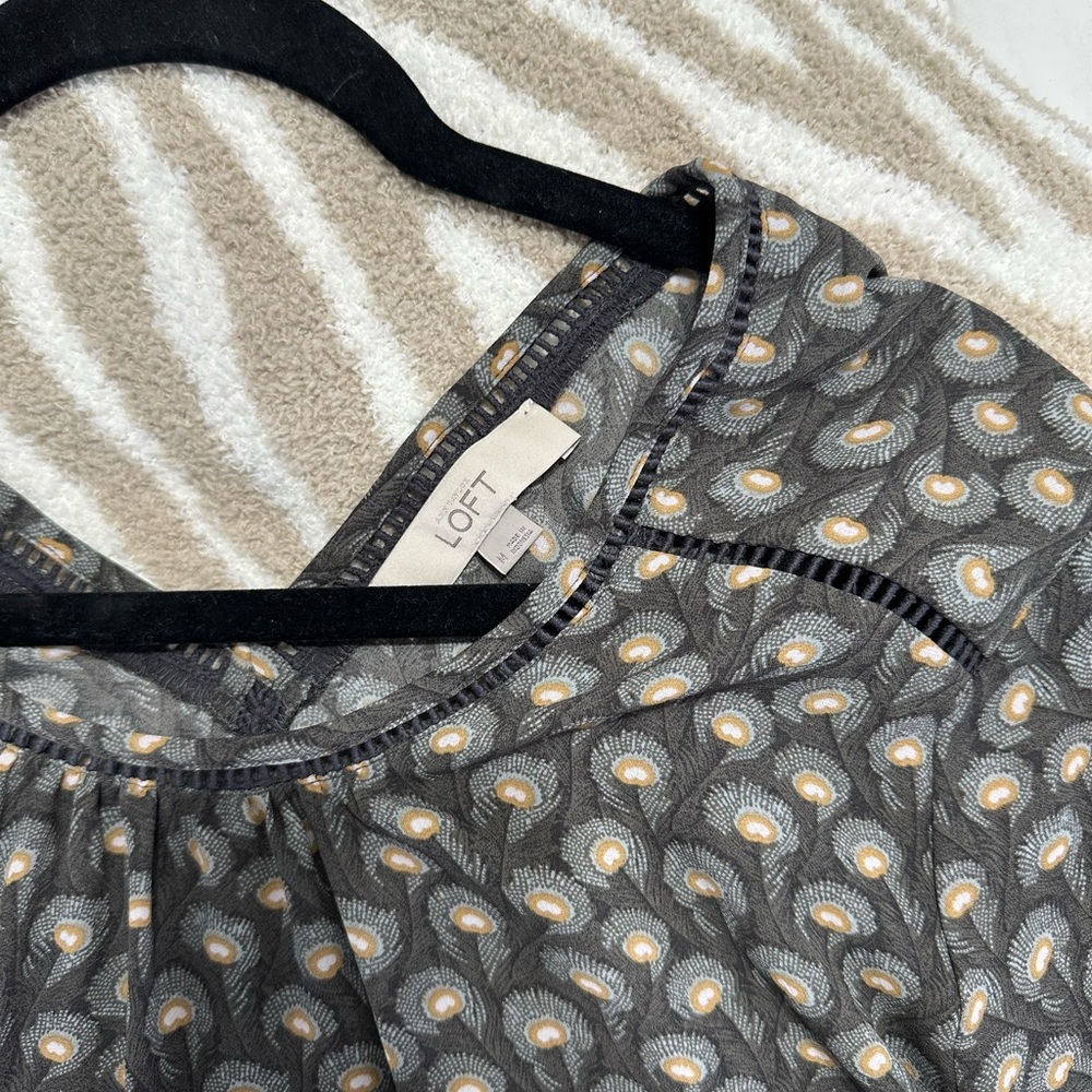 Loft Floral Patterned Blouse - image 1